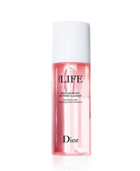 dior micellar water no rinse cleanser|dior water lily face wash.